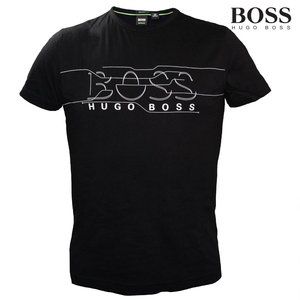 Hugo Boss Green Label Men's Logo Black T Shirt (Size L)
